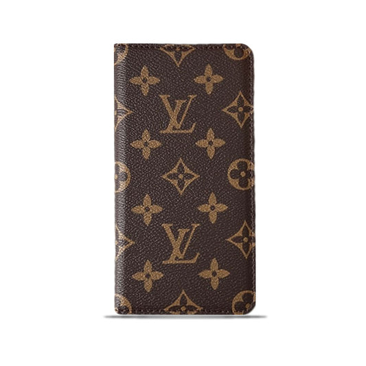 Leather Monogram iPhone Case With Wallet  And Card Holder-PTK241608