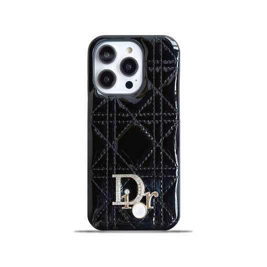 CD iPhone Case Leather Black-WJ240513