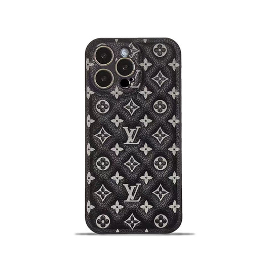 Black Monogram iPhone Case  -QB231115