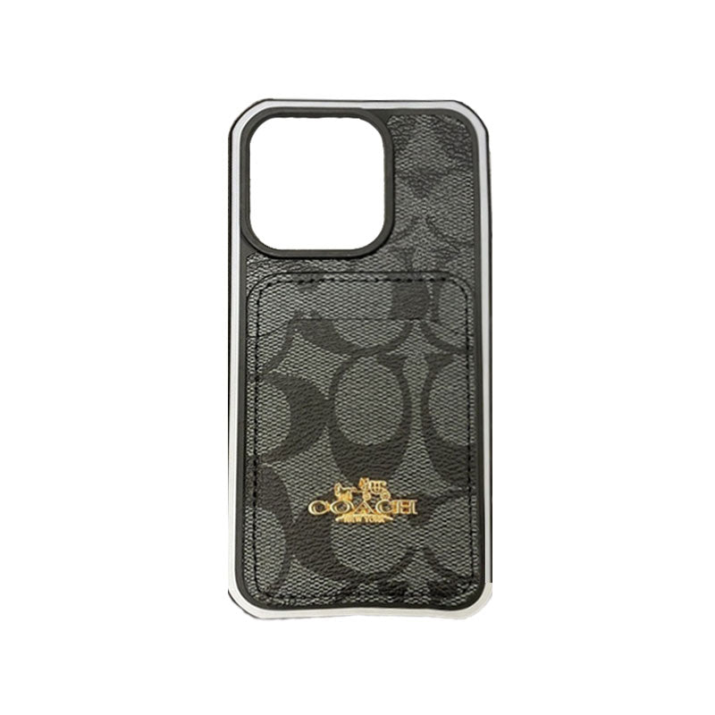 CH  iPhone Case With Card Holder Coffee -KB241416