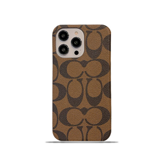 Classic CH  iPhone Case Brown -JDK241426