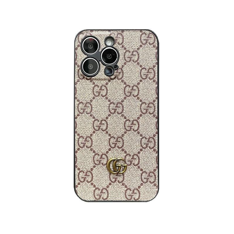 Classic GG iPhone Case GG Leather -LG240523