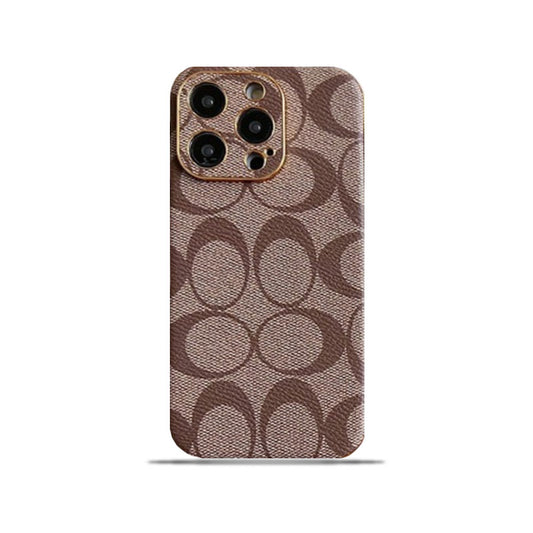 CH  iPhone Case Leather Light Brow -QBK240513