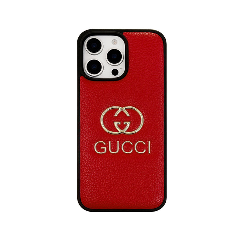 PREMIUM LEATHER GG PHONE CASE