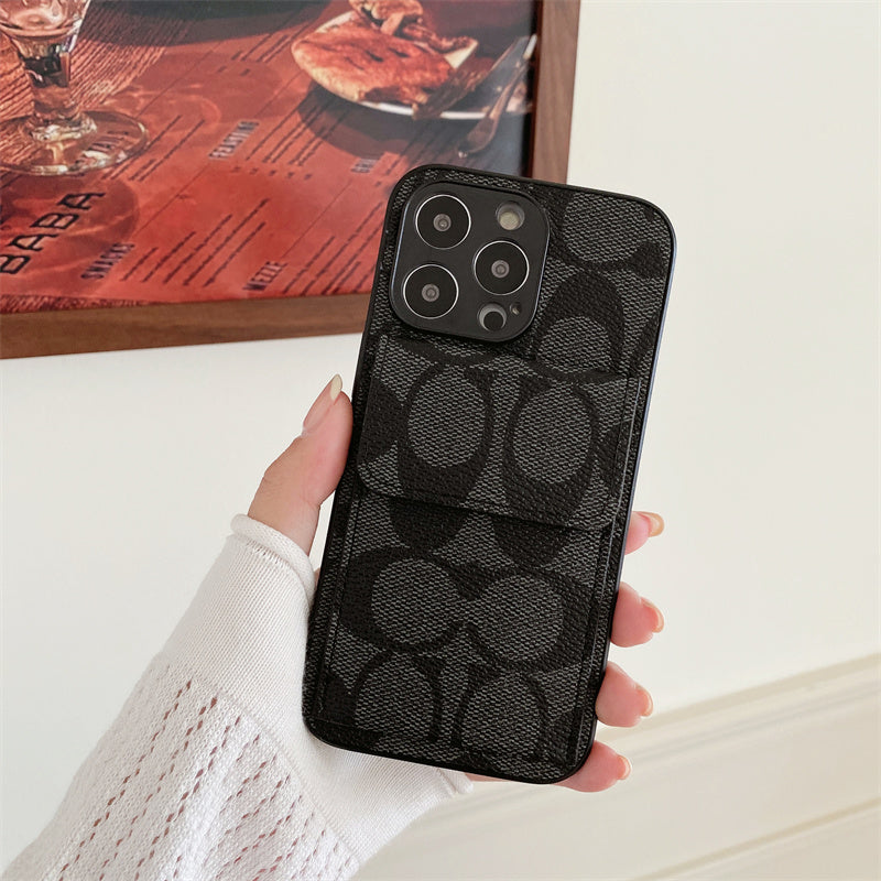 CH  iPhone Case With  Wallet Black-HP240513