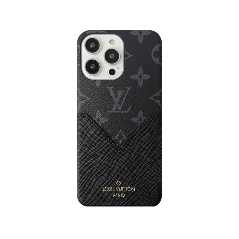 Monogram iPhone Case With Pouch Brown Printing -KB240329