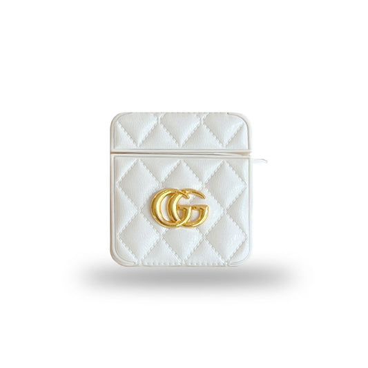 LUXURY GG AIRPODS CASES WHITE