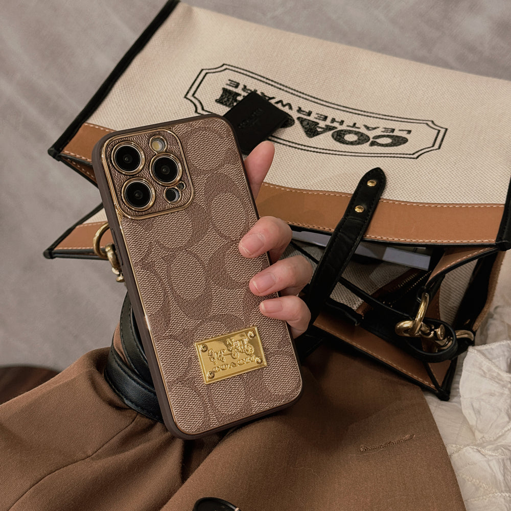 Classic CH iPhone Case Coffee-DBK240821