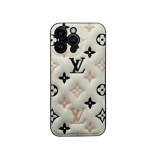 MONOGRAM IPHONE CASE -BLACK