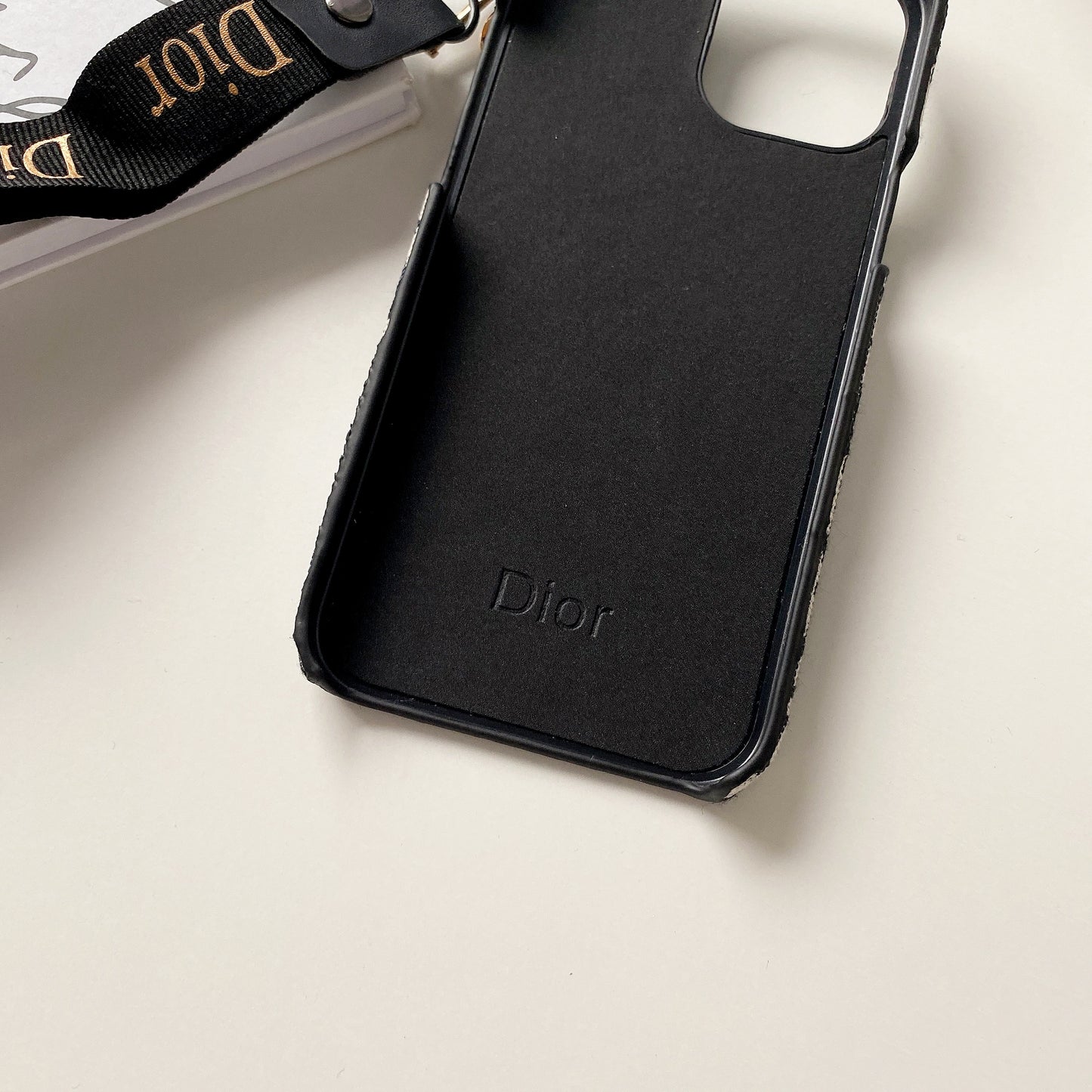 CD iPhone Case With Strap Gray-GS240315