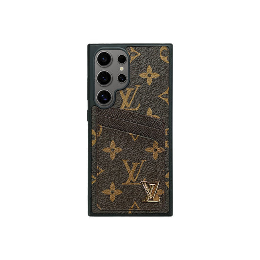 LV BROWN MONOGRAM CARDHOLDER FULLY COVERED