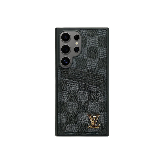 LV BLACK CLASSIC CARDHOLDER FULLY COVERED