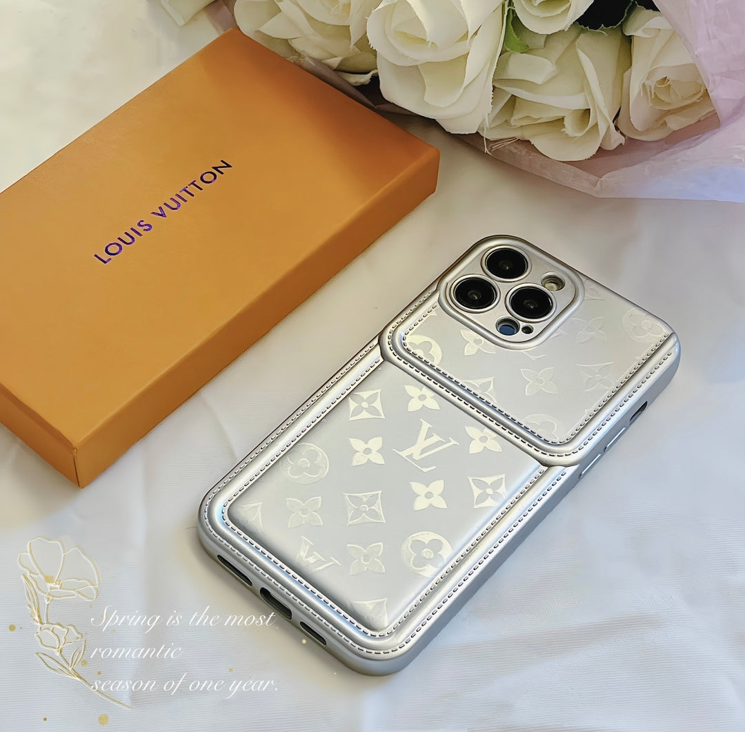 Silver  Monogram iPhone Case -Small printing-SYH231201