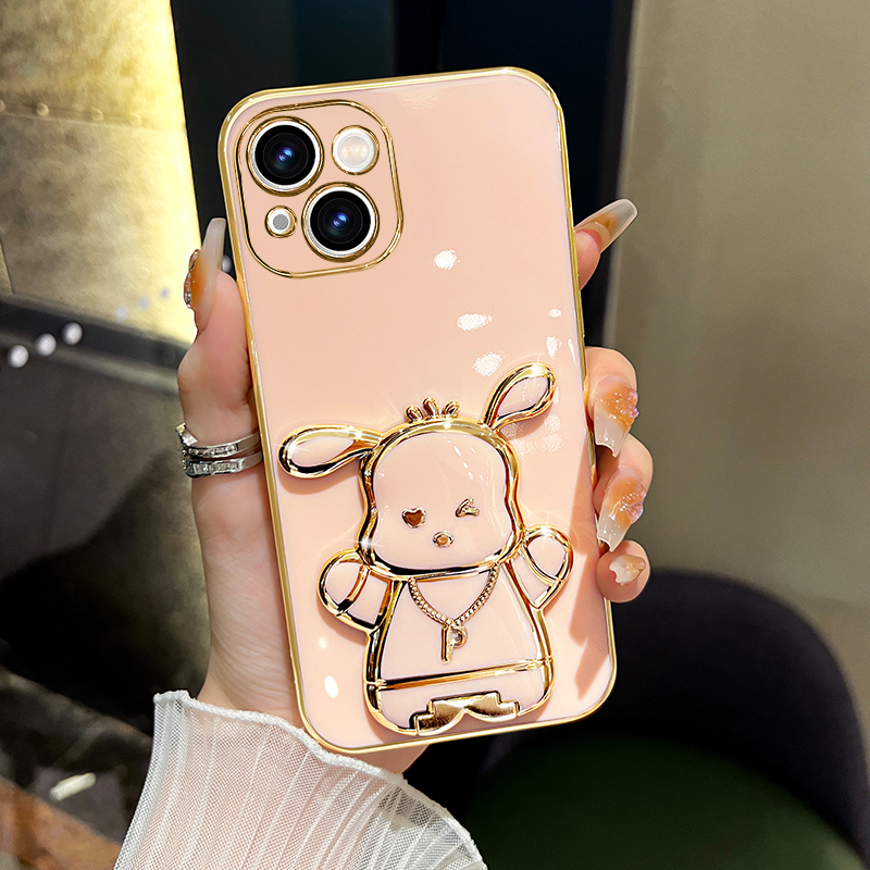 Serenityll™ Pochacco Making Up Mirror Phone Case