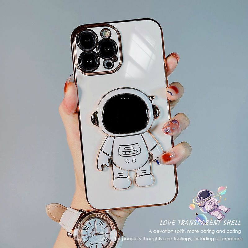 Serenityll™ Astronaut Making Up Mirror Phone Case