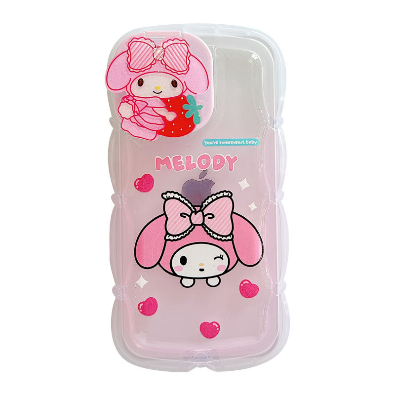 Glowing cartoon sanrio phone case