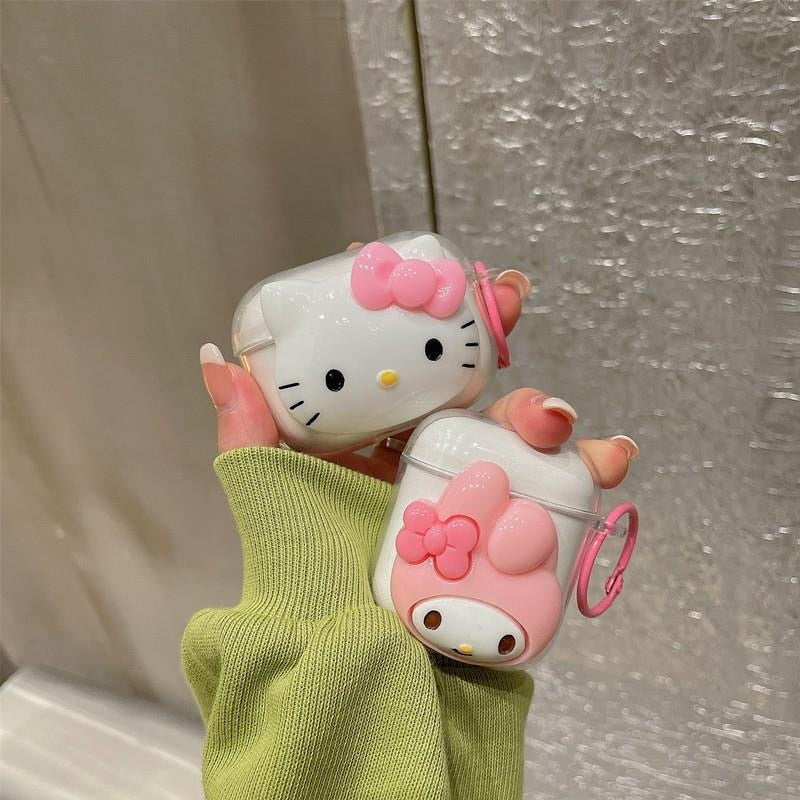 Sanrio Hello Kitty My Melody AirPods 3 Case AirPods 2 Case Cover AirPods Pro Case IPhone Earphone Accessories Air Pod Clear Case