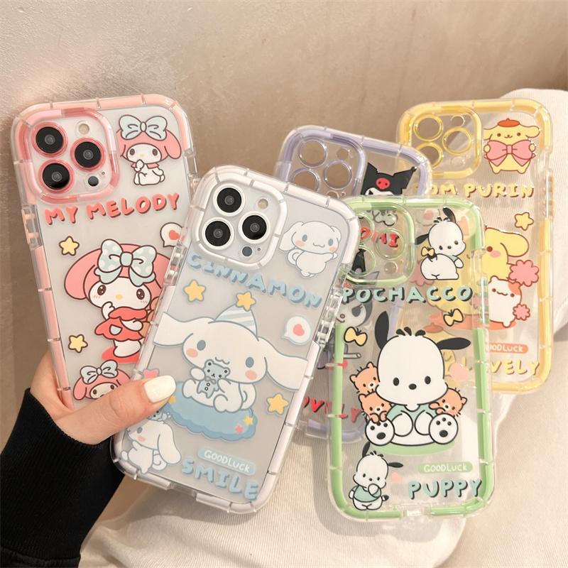 Serenityll™ Sanrio hello kitty kuromi melody cinnamoroll Pochacco Luminous Phone Case(Limit one piece per person)